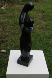 ABSTRAK TERRAZZO MOTHER/CHILD zwart 61cm