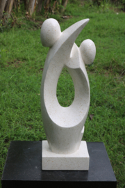 CROSSING STATUE wit 100cm