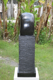BOW STATUE zwart 100cm