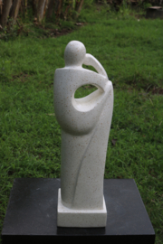 PENSIVE STATUE wit 54cm