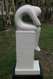 BOW STATUE wit 100cm