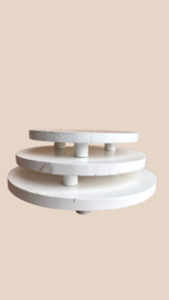 Plateau wit ca. 25cm