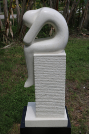 BOW STATUE wit 100cm