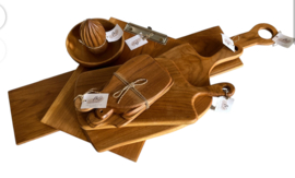Teak memohouder A4 ca. 23x32cm