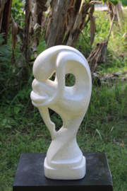 LADY THINKER wit 61cm