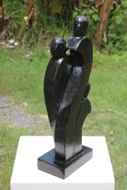 FAMILY STATUE zwart 60cm