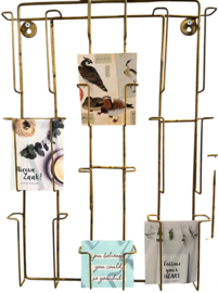 Memorie houder blue gold 34x48cm VE4