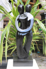 LOVELY COUPLE  zwart 100cm