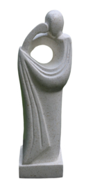 PENSIVE STATUE wit 54cm