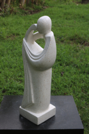 PENSIVE STATUE wit 54cm