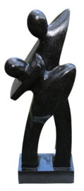 NEW DANCER STATUE zwart 100cm