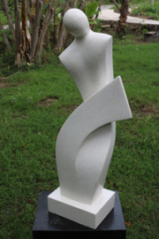 ABSTRAK TERRAZZO wit 100cm