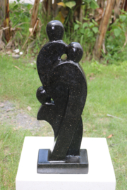 FAMILY STATUE zwart 60cm