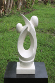 CROSSING STATUE wit 100cm