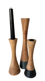 Kandelaar Sixten naturel ca. 20cm