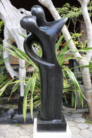 ABSTRAK TERRAZZO DANCE zwart 62cm