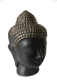 Buddha goud/zwart 12cm