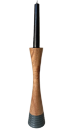 Kandelaar Jeppe naturel/grijs ca. 30cm
