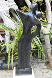 ABSTRAK TERRAZZO DANCE zwart 62cm