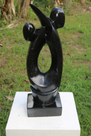 CROSSING STATUE zwart 61cm