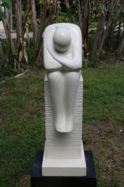 BOW STATUE wit 100cm
