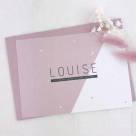 Geboortekaartje Louise