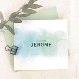 Geboortekaartje Jerome