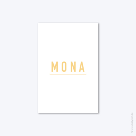 Geboortekaartje // Mona