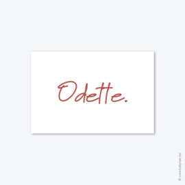 Geboortekaartje // Odette