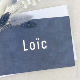 Geboortekaartje Loïc