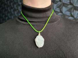 Waxkoord ketting groen