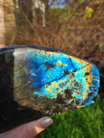 Labradoriet vrije vorm (blauw)