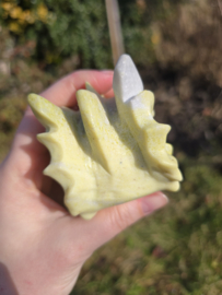 Gele serpentijn draak