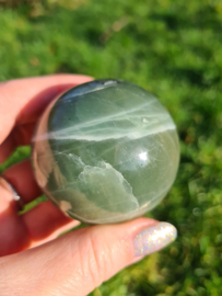 Green moonstone sphere