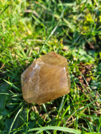 Rutile in smokey quartz freeform 3