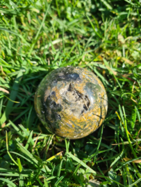 Mos agate sphere (with druzy)