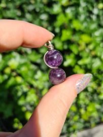 Amethyst pendant (silver)