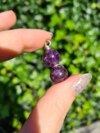 Amethyst pendant (silver)