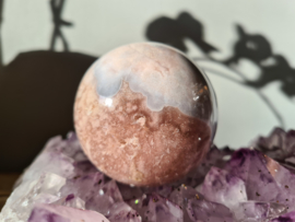 Pink amethyst sphere 