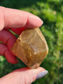 Rutile in smokey quartz freeform 3