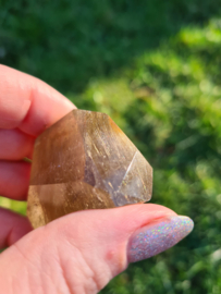 Rutile in smokey quartz freeform 4