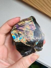 Labradorite free form (yellow/purple)