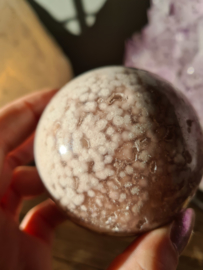 Pink amethyst sphere 