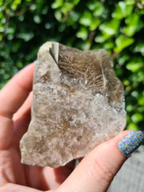 Smokey quartz (with rutile)