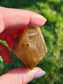 Rutile in smokey quartz freeform 3