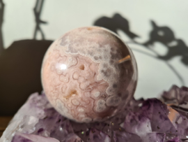 Pink amethyst sphere 