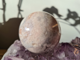 Pink amethyst sphere 