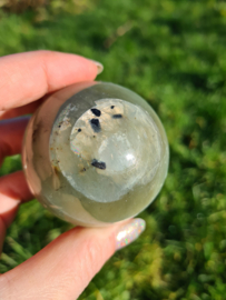 Green moonstone sphere