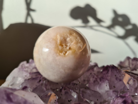 Pink amethyst sphere 