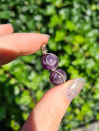 Amethyst pendant (silver)